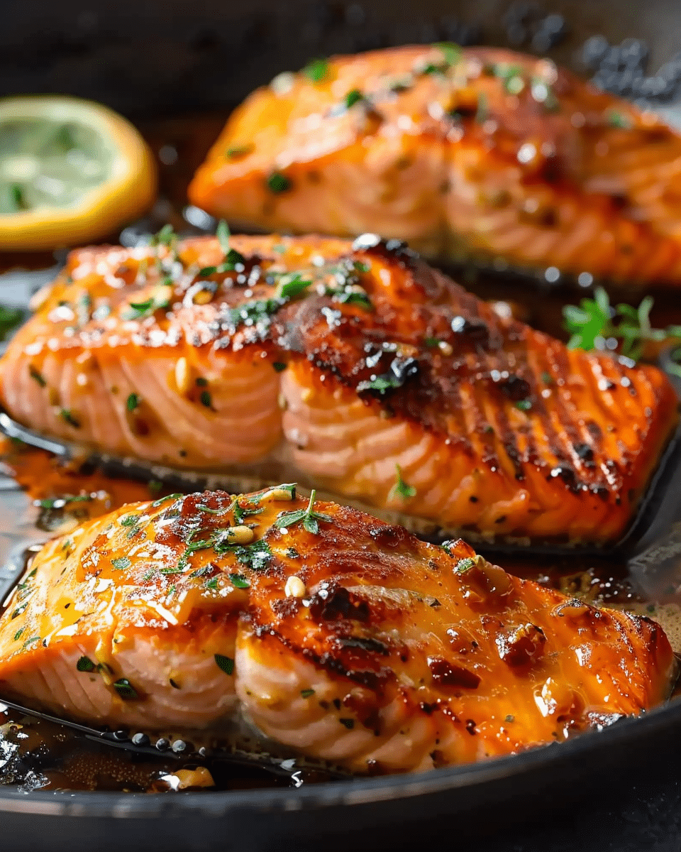 25-Minute One-Pan Honey Garlic Butter Salmon