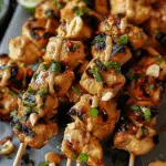 Next‑Level Bang Bang Chicken Skewers with Creamy Chili Drizzle & Crispy Sidekick