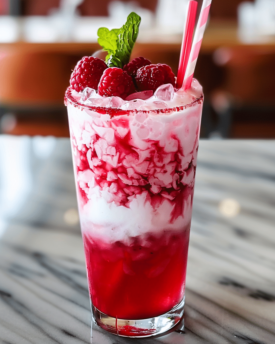 Raspberry Dream Dirty Soda