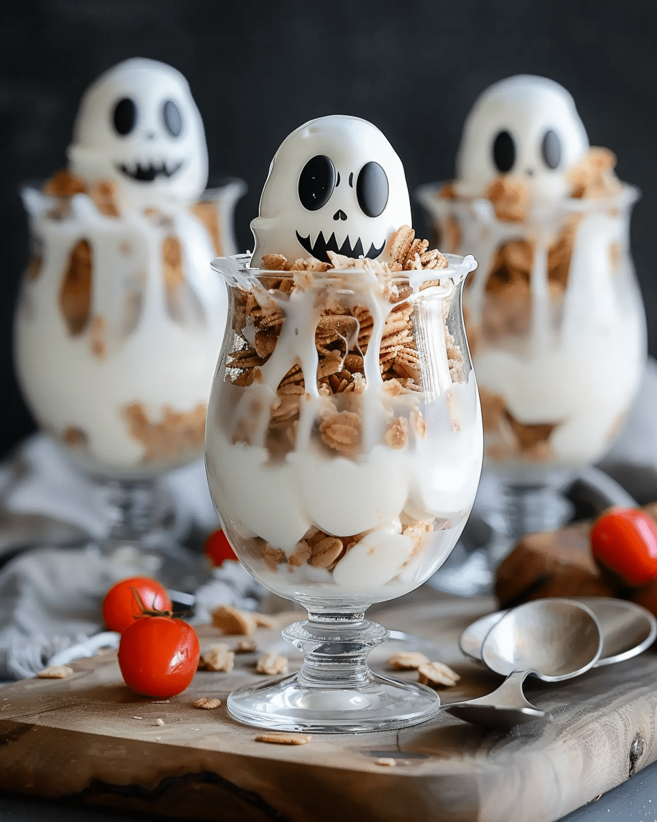 Ghostly Yogurt Parfaits: 3 Spooky‑Delicious Layers