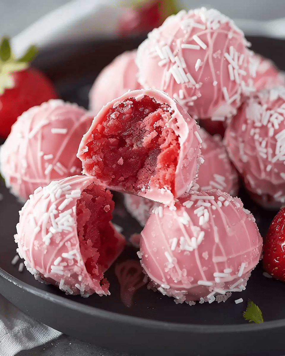 Strawberry Truffles