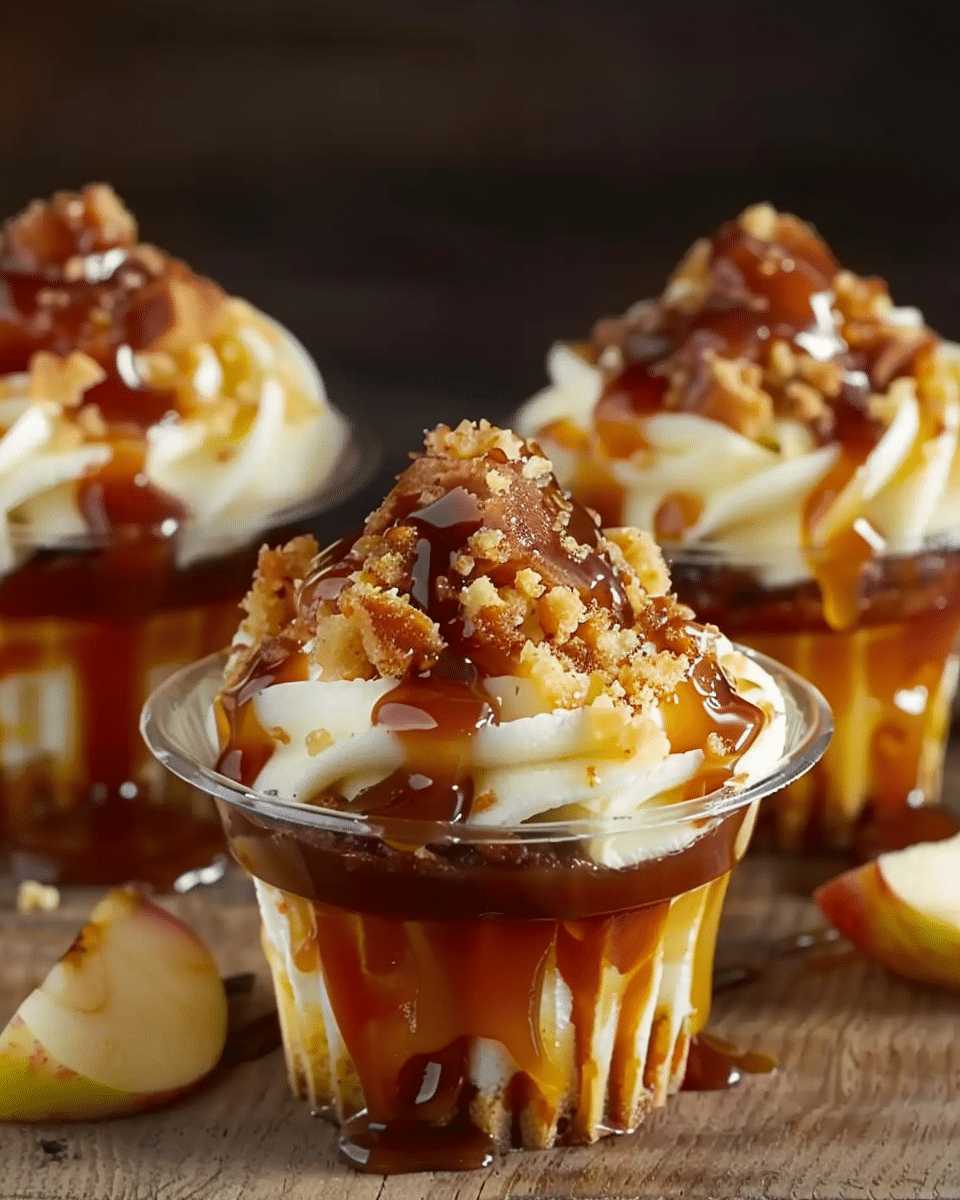 Caramel Apple Dessert Cups