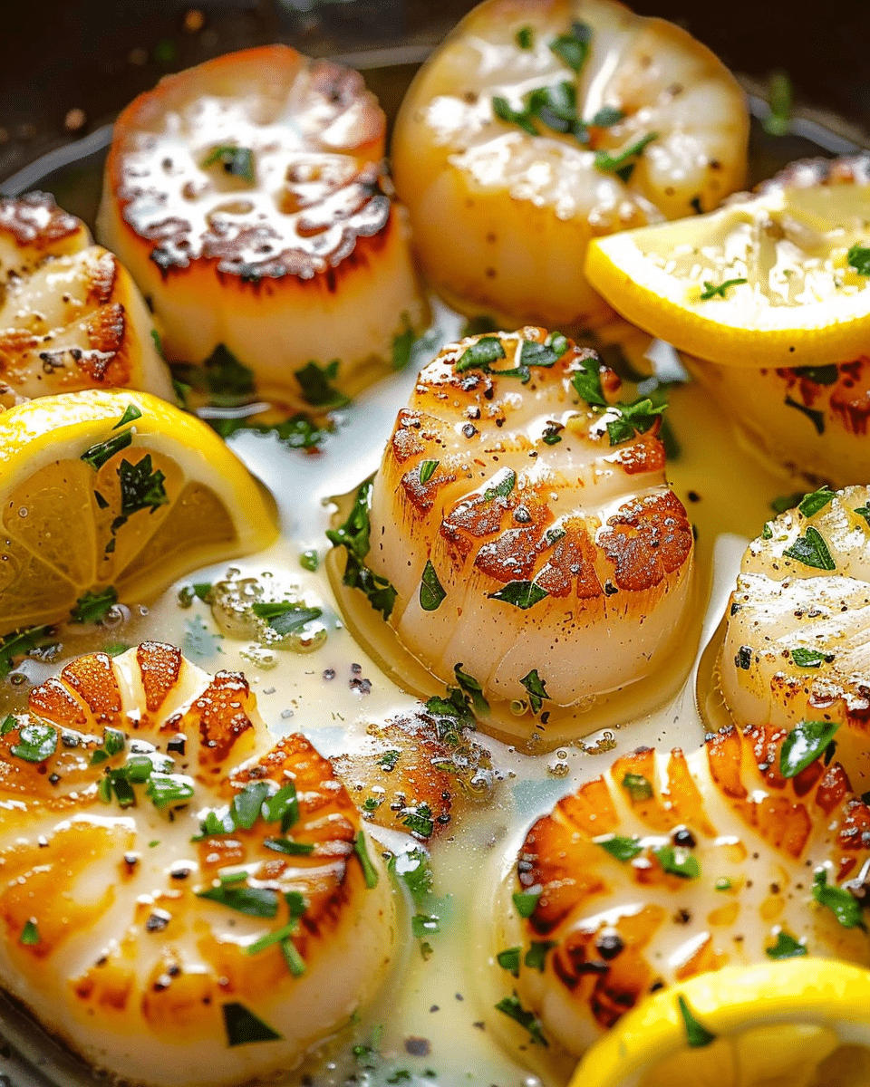 Lemon Garlic Butter Scallops