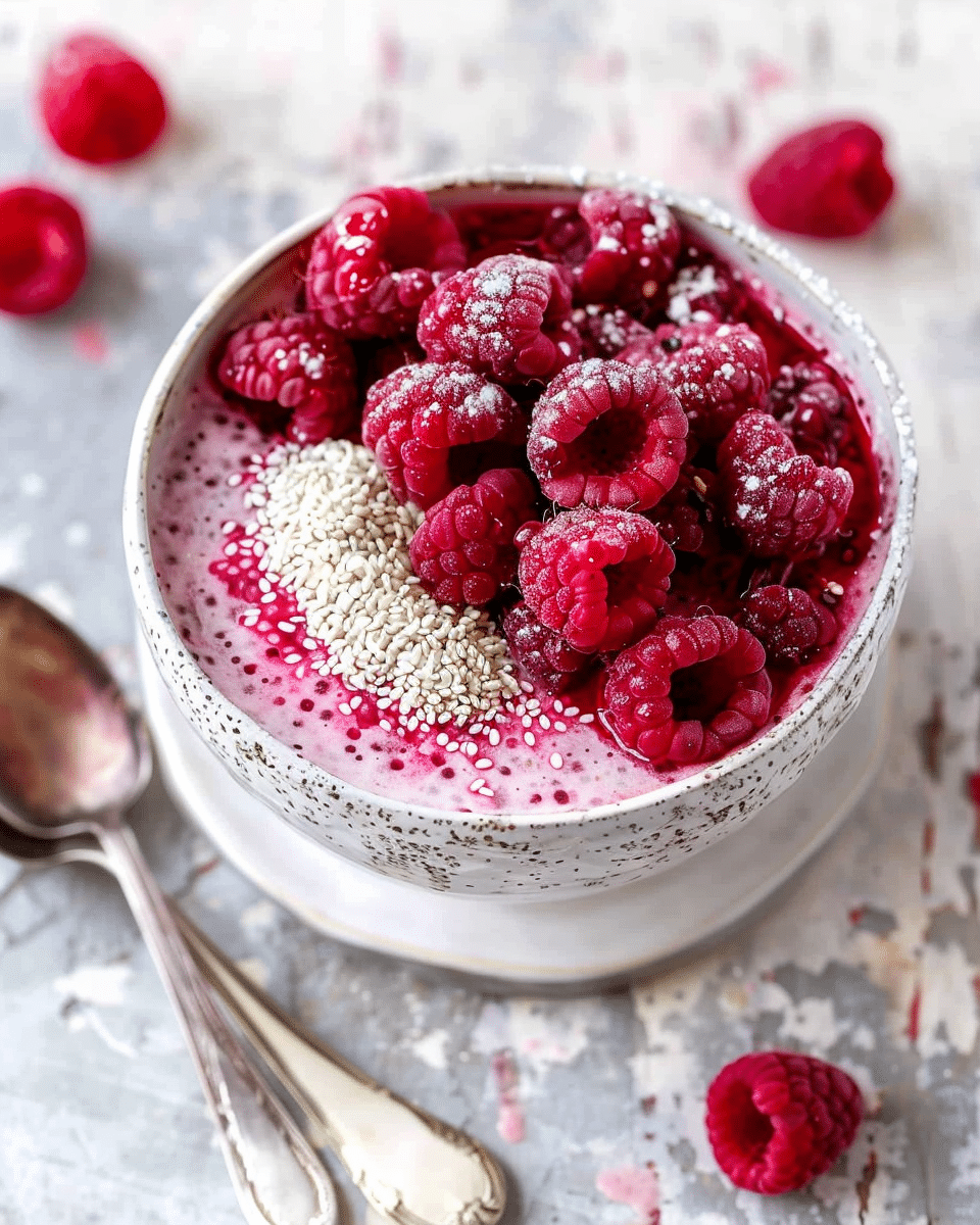 Raspberry Chia Pudding