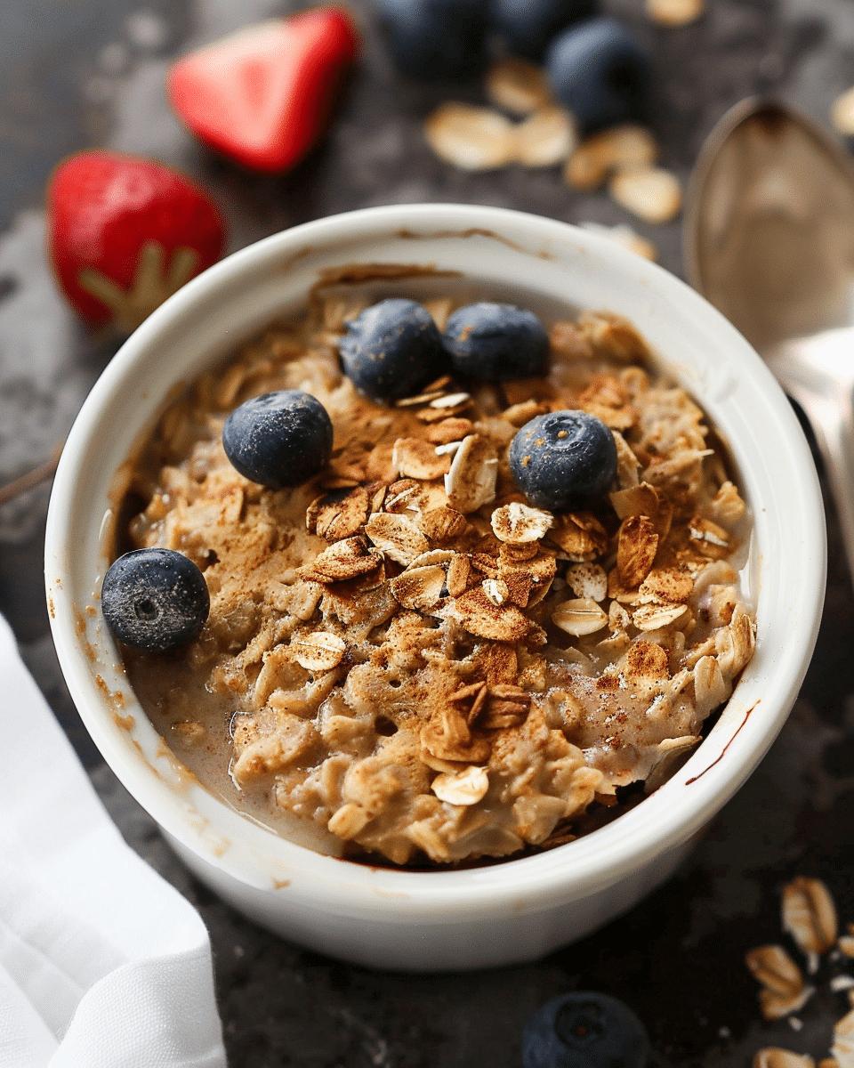 Baked Oats Without Banana (For One!)