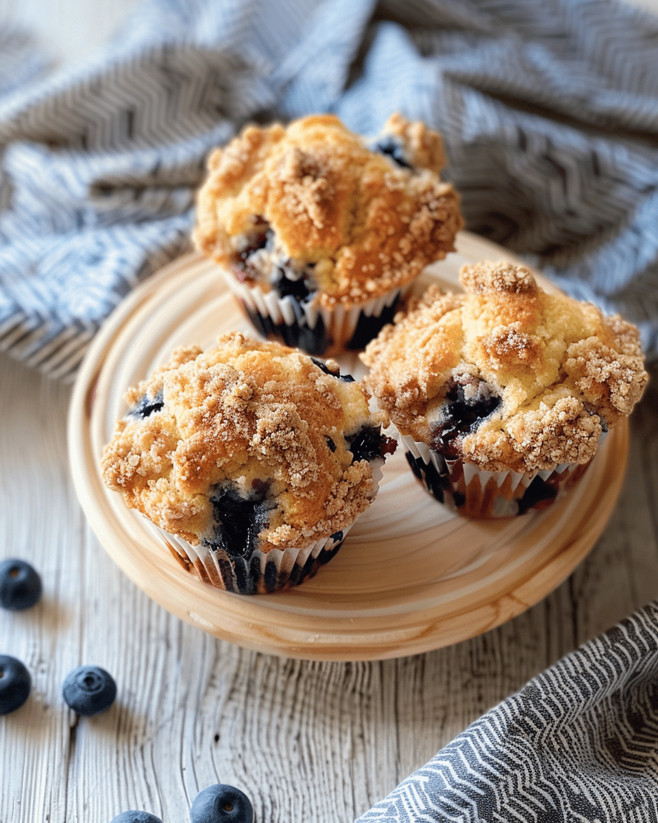 Bakery-Style Blueberry Muffins