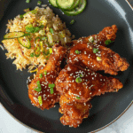 Korean “Fried” Chicken Plate (Air Fryer, Macro-Friendly)