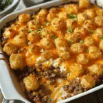 Tater Tot Casserole with Ground Beef