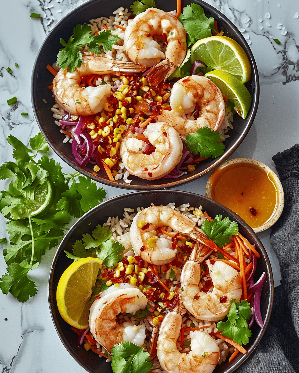 Chili Lime Shrimp Bowls