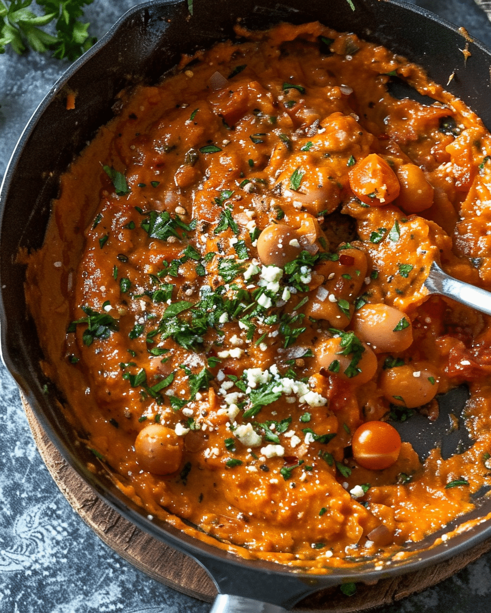 Creamy Tomato Butter Beans