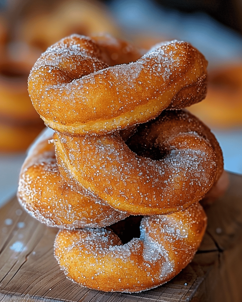 Cinnamon Sugar Twisted Donuts