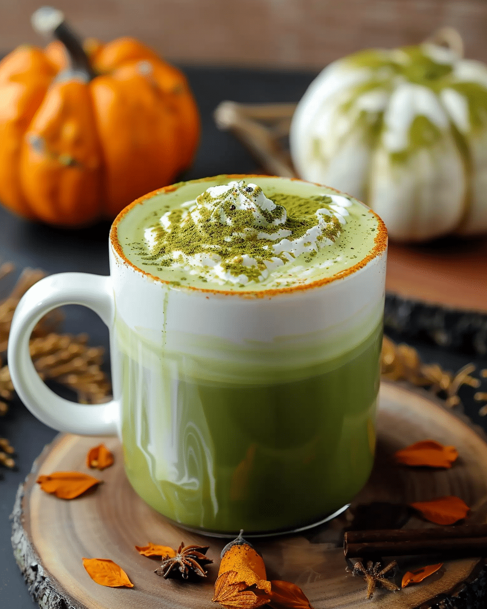 Pumpkin Matcha Latte