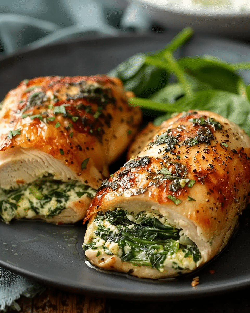 Spinach Stuffed Chicken