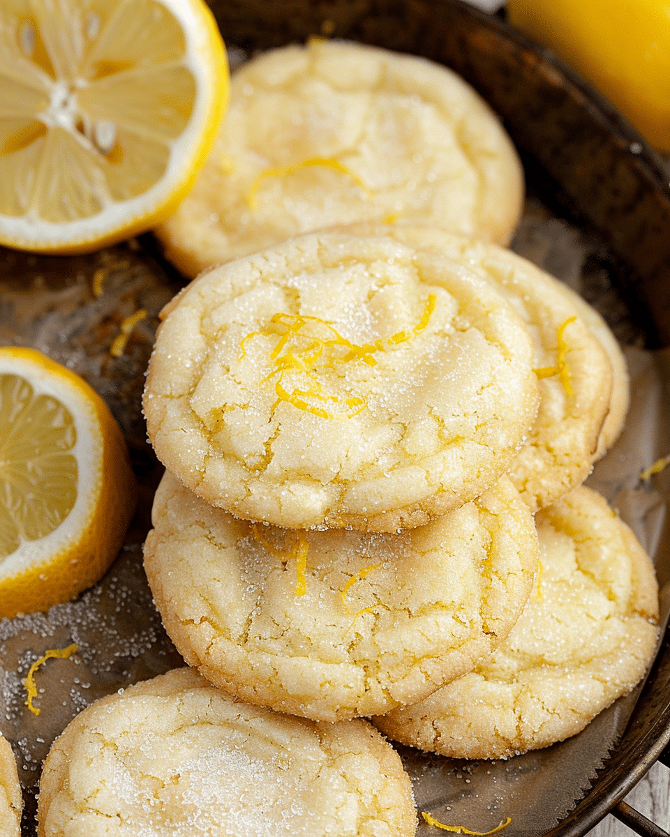 Soft & Chewy Lemon Cookies