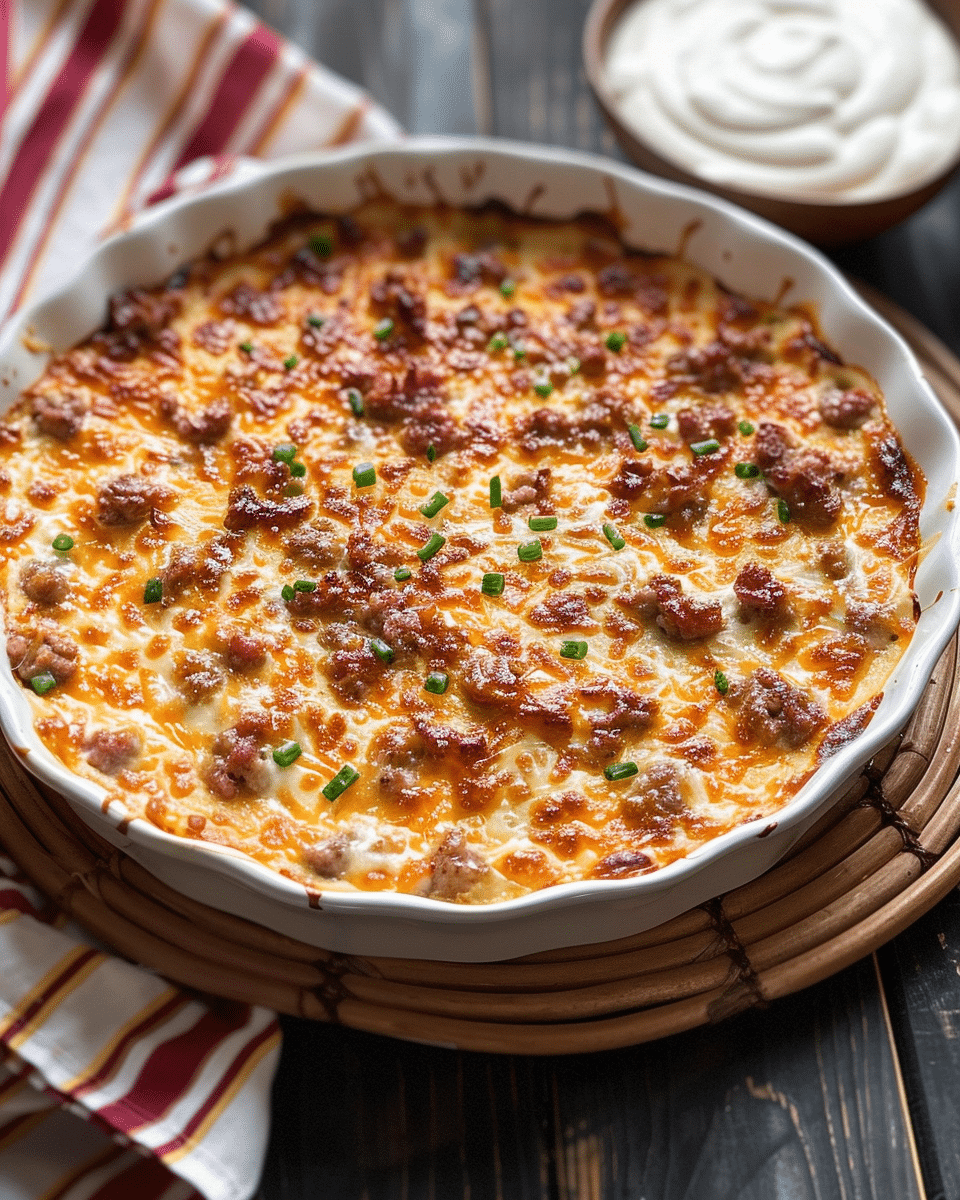 5-Ingredient Football Dip: Creamy, Meaty, Game Day Favorite