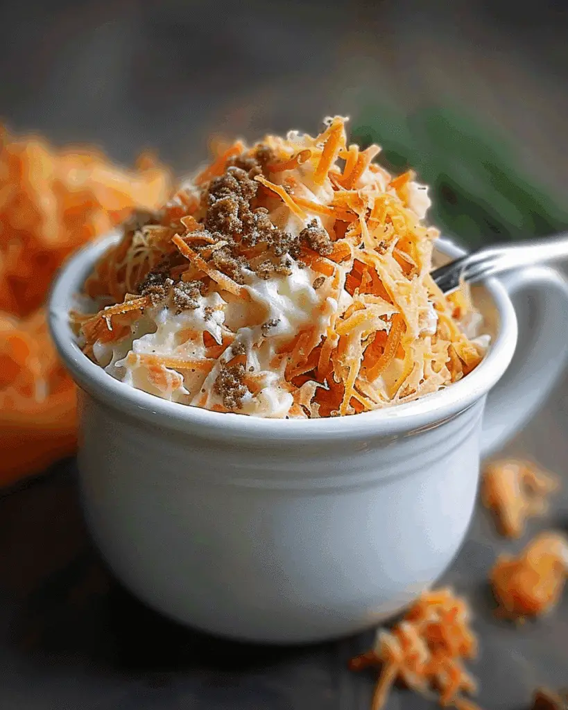 5 Minute Carrot Mug Cake Recipe