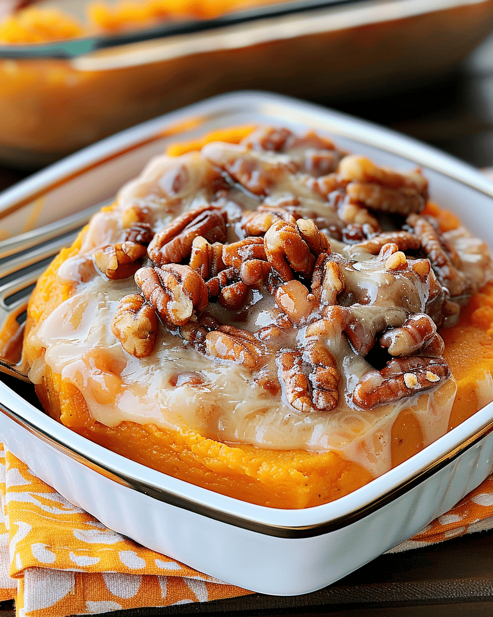 Amazing Vegan Sweet Potato Casserole Thanksgiving Recipe