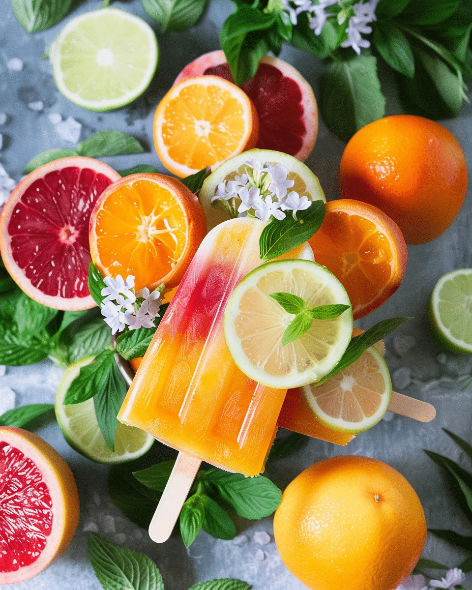 Citrus Spritz Popsicles
