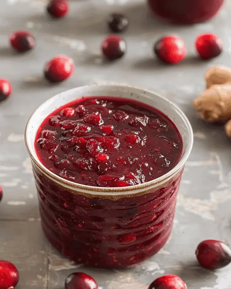 Best Cranberry Ginger Sauce Recipe
