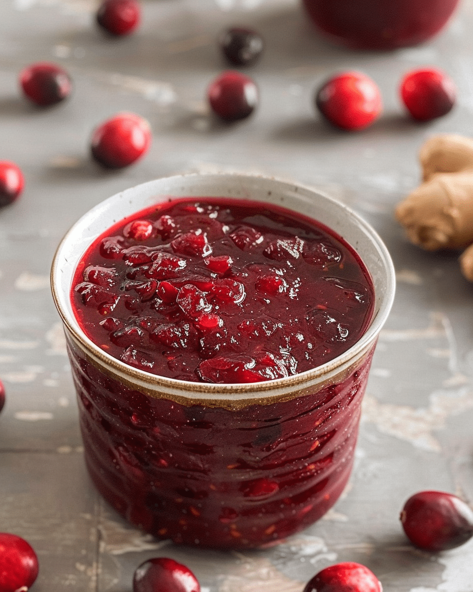 Best Cranberry Ginger Sauce Recipe