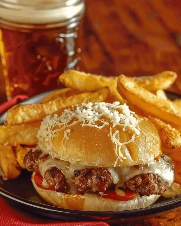 Garlic Parmesan Cheeseburger Bombs