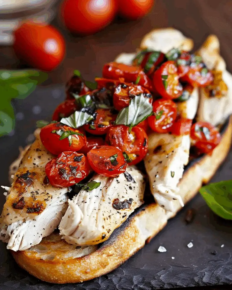 Bruschetta Recipe Chicken