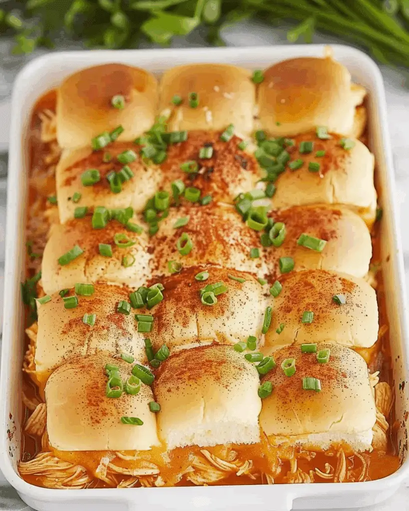 Buffalo Chicken Sliders