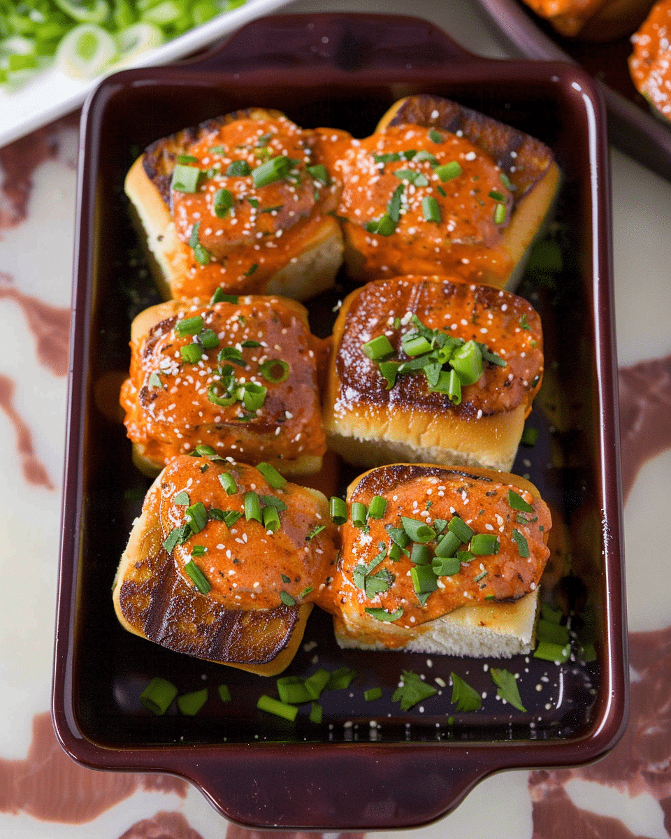 Buffalo Chicken Sliders