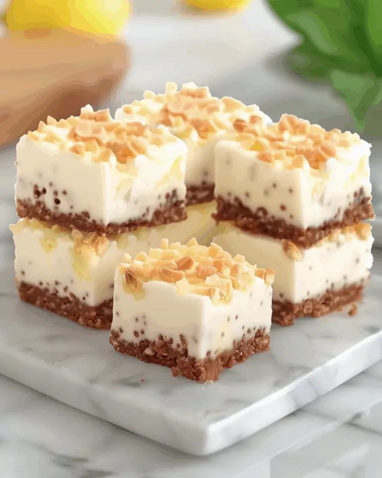 Lemon Brownies with Lemon Glaze