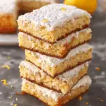 Lemon Brownies with Lemon Glaze