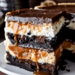 Caramel Brownie Cheesecake