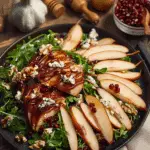 Caramelized Pear and Gorgonzola Salad