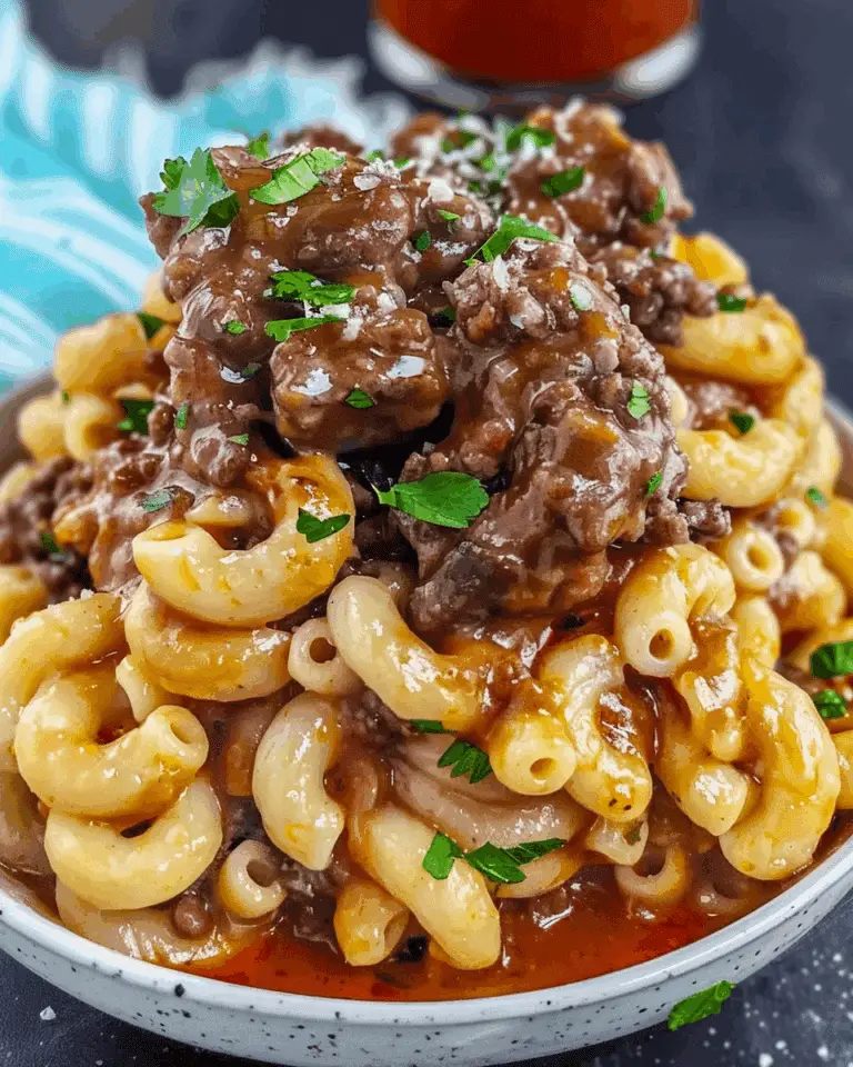 Cheesy Beef & Macaroni Casserole