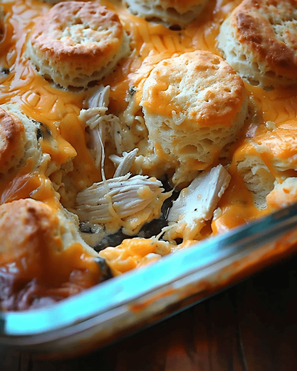 Cracked Out Chicken Bubble Up Cheesy Chicken And Biscuit Bake