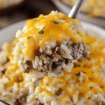 Cheesy Hamburger Rice Casserole