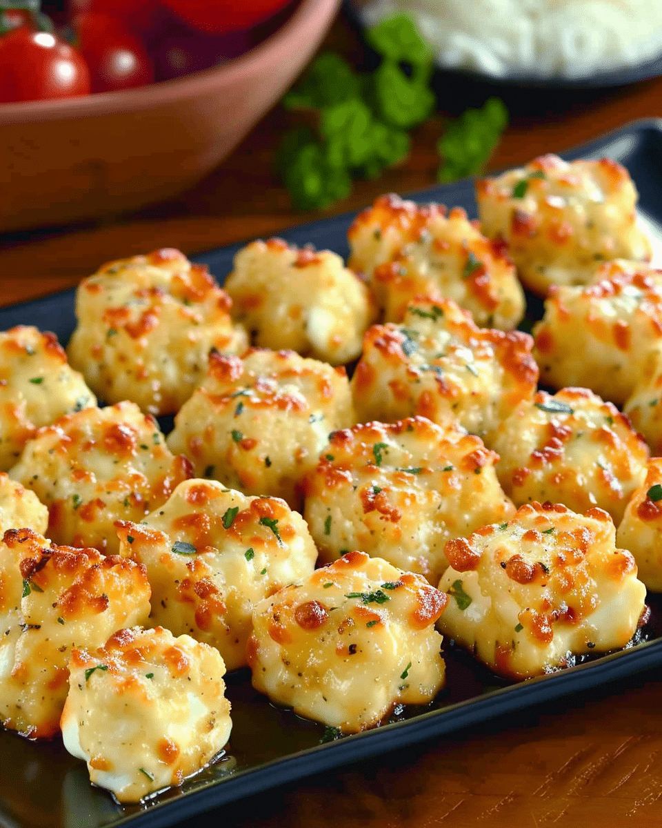 Cheesy Parmesan Mozzarella Bites