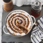 Cinnamon Roll Baked Oatmeal
