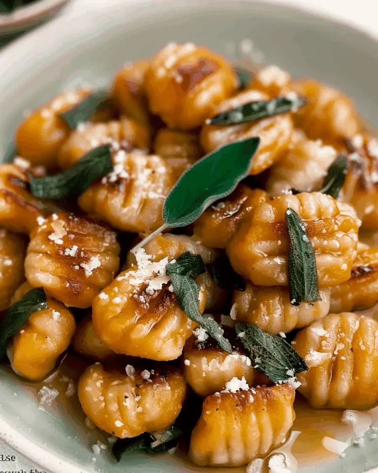 Cozy Butternut Squash Gnocchi With Sage Brown Butter
