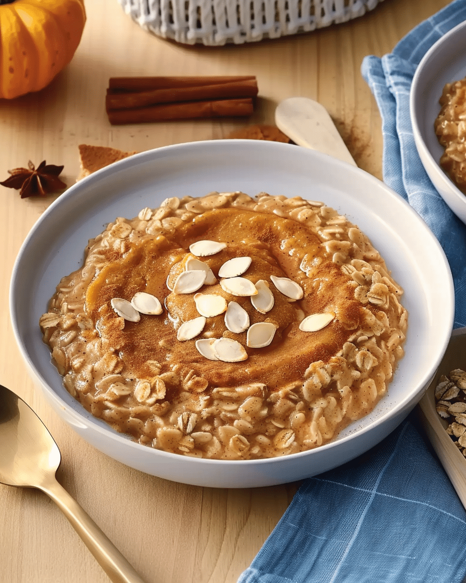 Cozy And Nourishing Spiced Pumpkin Oatmeal For Chilly Mornings