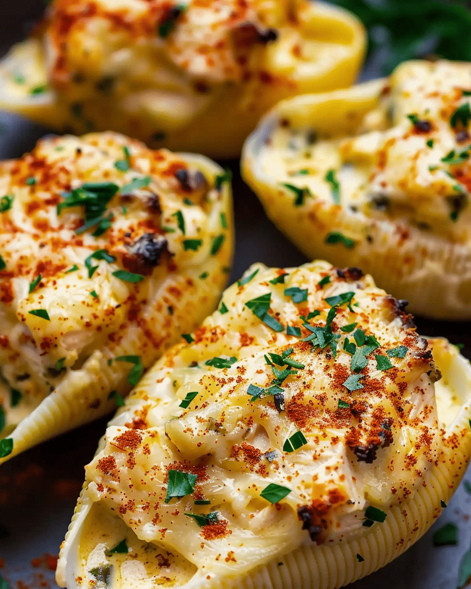 Creamy Cajun Chicken Stuffed Shells