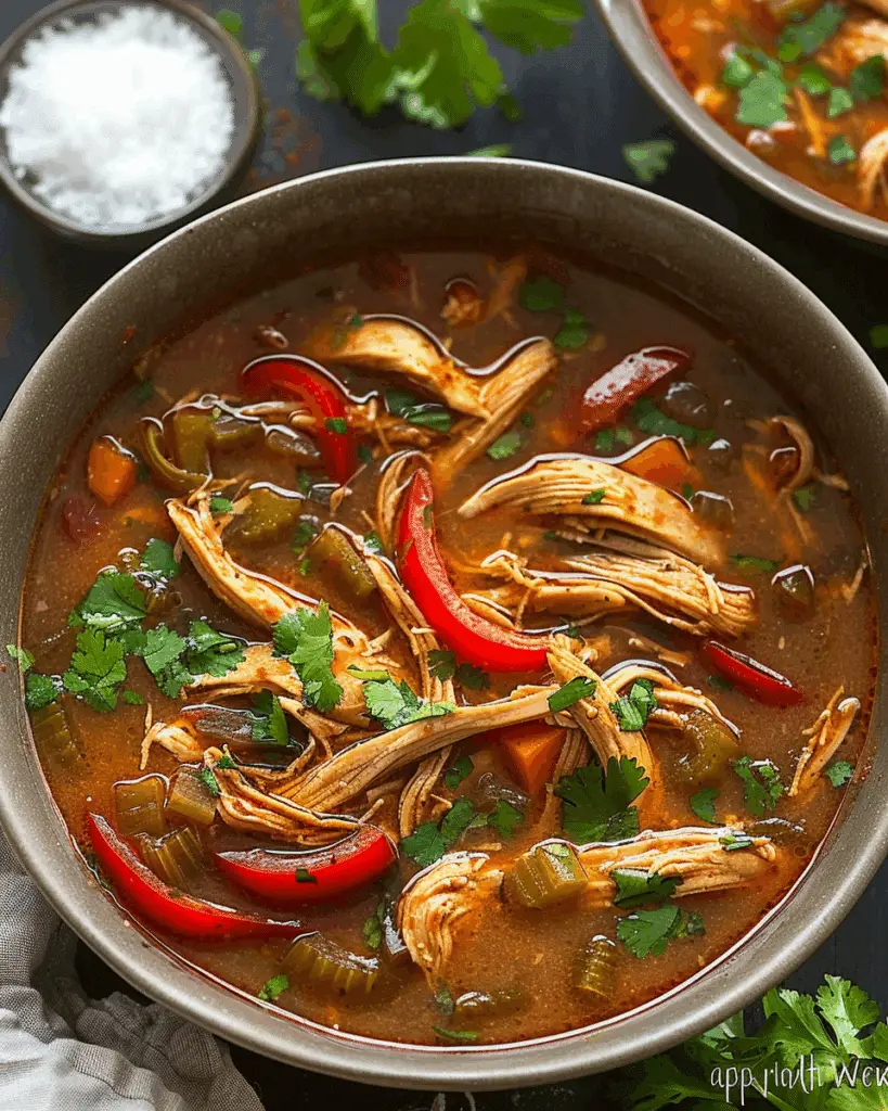 Spicy & Creamy Chicken Fajita Soup You Need This Week