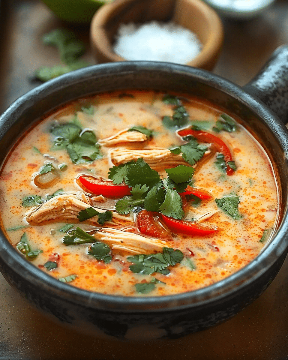 Spicy & Creamy Chicken Fajita Soup You Need This Week