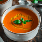 Creamy Roasted Garlic Tomato Soup Recipe
