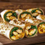 Crispy Air Fryer Chicken & Mozzarella Wraps