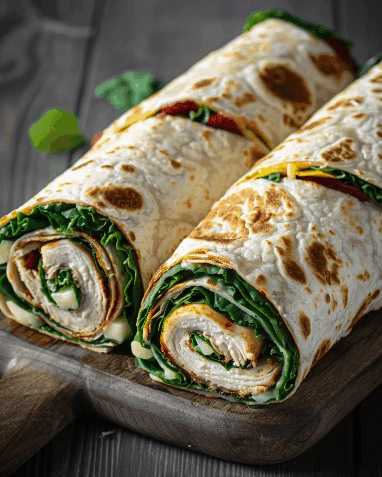 Crispy Air Fryer Chicken & Mozzarella Wraps