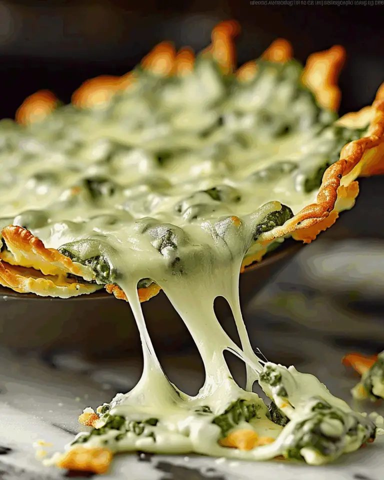 Crispy Spinach Dip Cheese Crisps