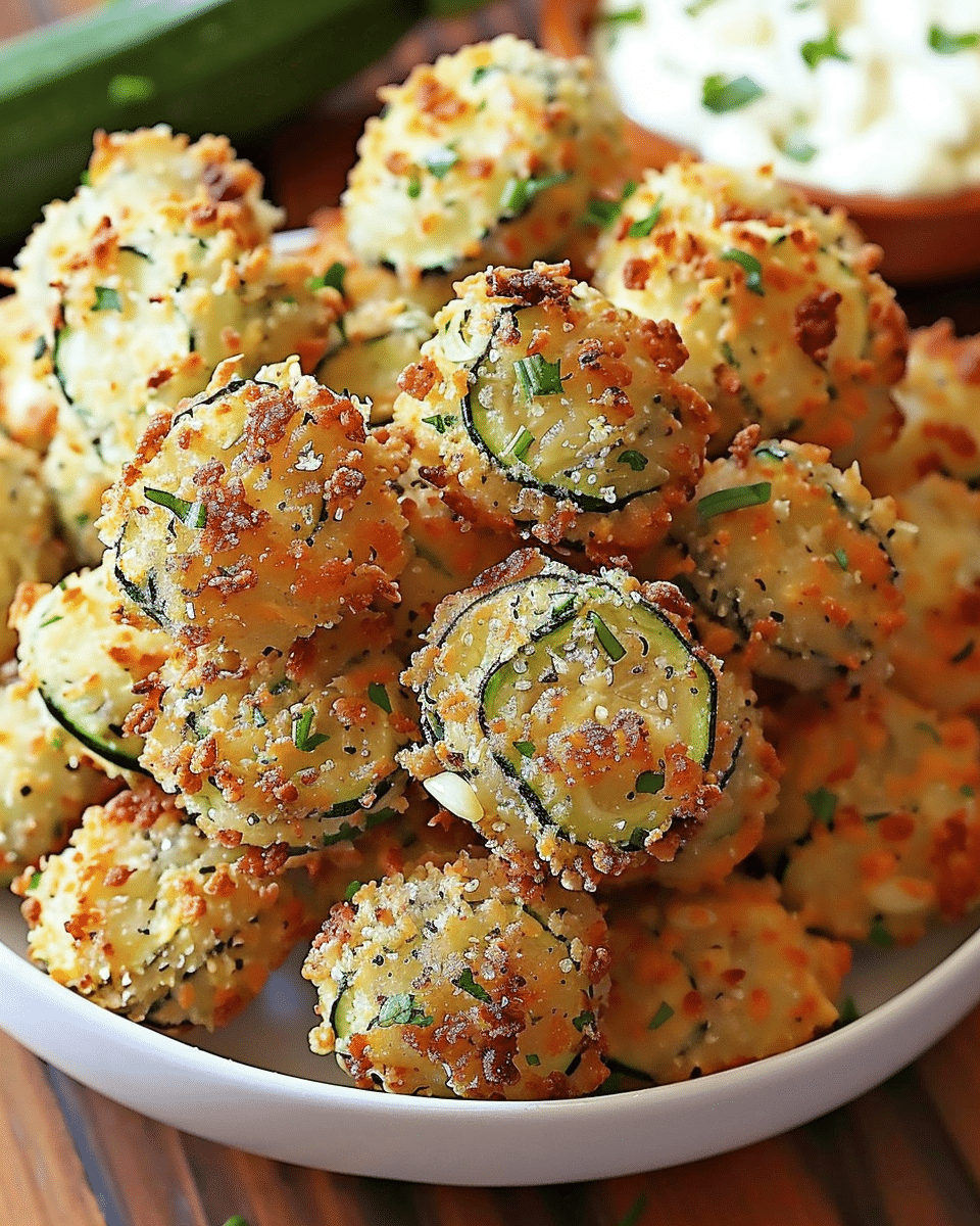 Crispy Zucchini Garlic Bites – A Savory Appetizer Recipe