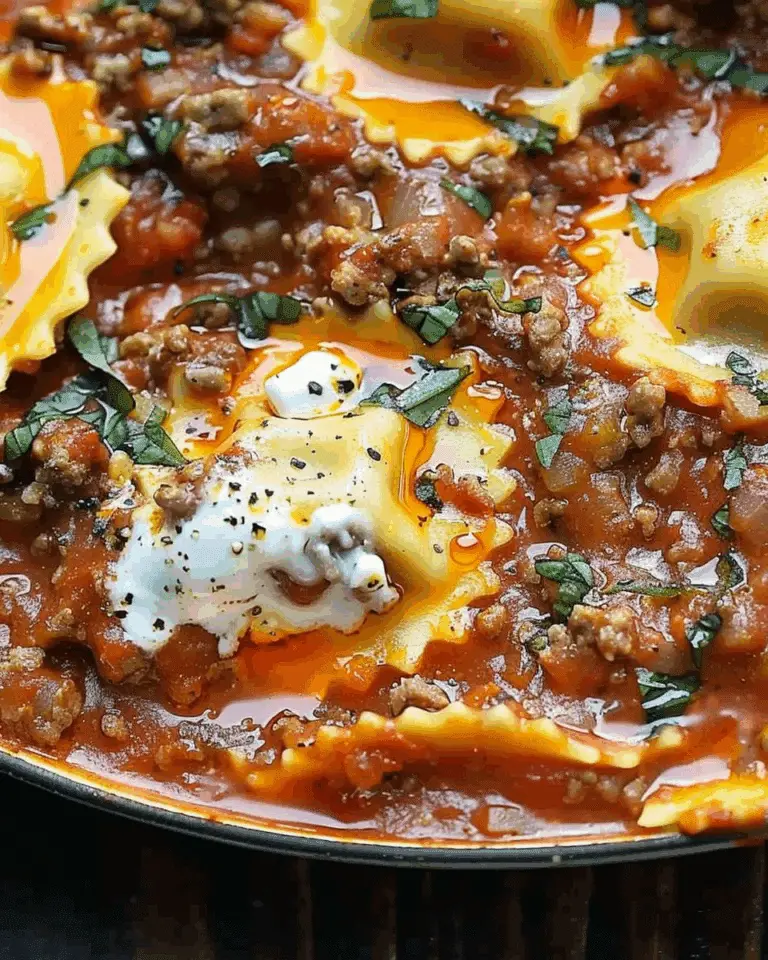 Crockpot Ravioli Lasagna