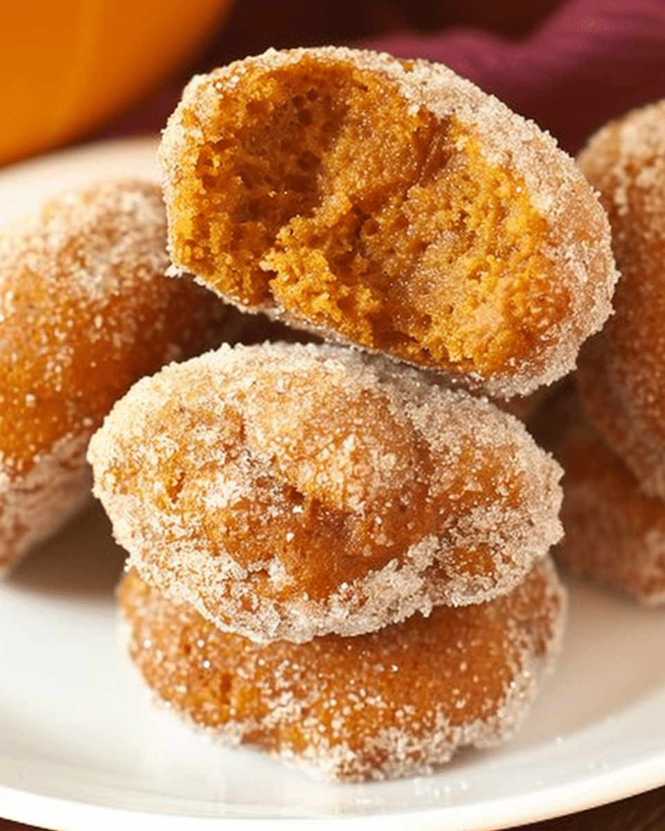 Easy Bisquick Pumpkin Donut Holes