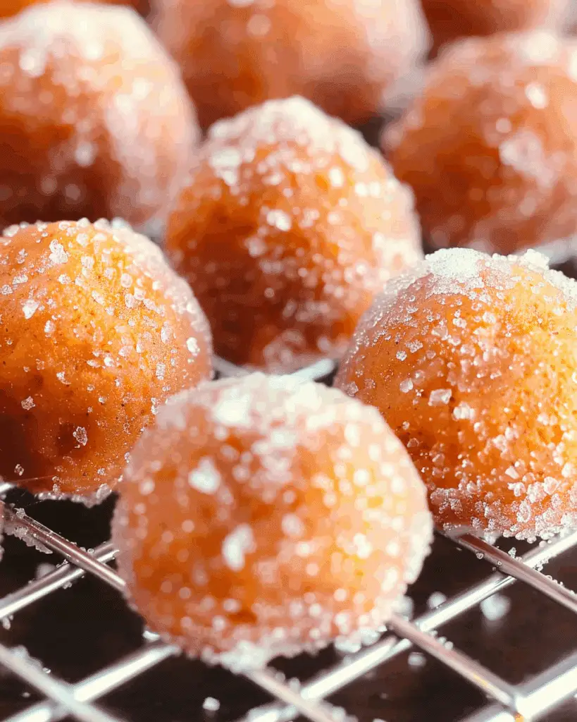 Easy Bisquick Pumpkin Donut Holes